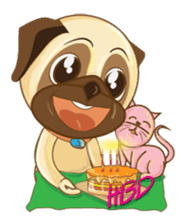 Puggy Pug sticker #520740