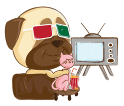 Puggy Pug sticker #520743