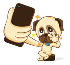 Puggy Pug sticker #520747