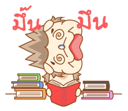 Charles the little hedgehog sticker #520817