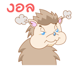 Charles the little hedgehog sticker #520832