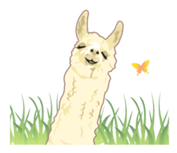 Funny alpaca and friends sticker #520835