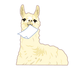 Funny alpaca and friends sticker #520836