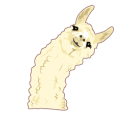 Funny alpaca and friends sticker #520842