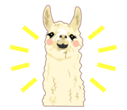Funny alpaca and friends sticker #520844