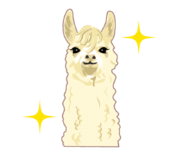 Funny alpaca and friends sticker #520850