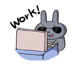 drinker rabbit sticker #521679