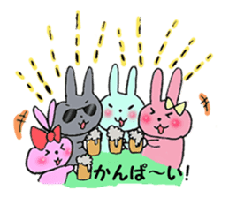 drinker rabbit sticker #521683