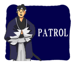 Pattern of Jidaigeki(Samurai drama)Ver.E sticker #522106