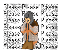 Pattern of Jidaigeki(Samurai drama)Ver.E sticker #522112