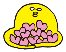 We love yellow and the glasses 2 sticker #524442