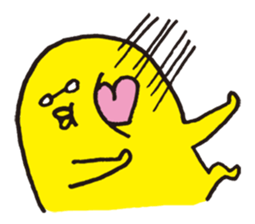 We love yellow and the glasses 2 sticker #524443