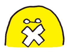 We love yellow and the glasses 2 sticker #524446