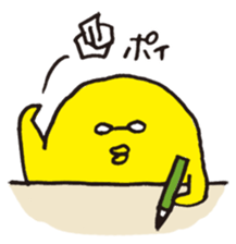 We love yellow and the glasses 2 sticker #524449