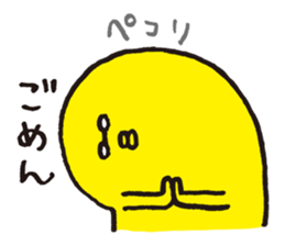 We love yellow and the glasses 2 sticker #524455