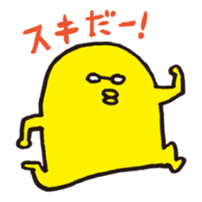 We love yellow and the glasses 2 sticker #524464