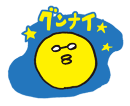 We love yellow and the glasses 2 sticker #524467