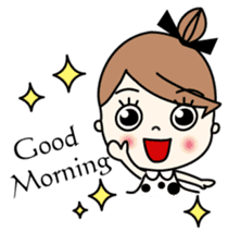 Miss MODAN & White English ver. sticker #525039