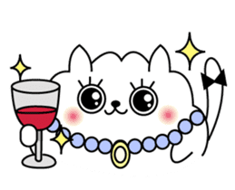 Miss MODAN & White English ver. sticker #525047