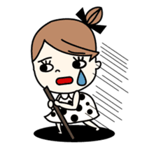 Miss MODAN & White English ver. sticker #525052