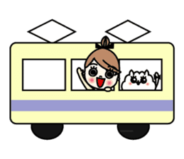 Miss MODAN & White English ver. sticker #525060