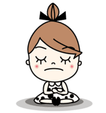 Miss MODAN & White English ver. sticker #525063