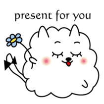 Miss MODAN & White English ver. sticker #525069