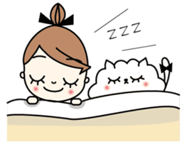 Miss MODAN & White English ver. sticker #525072