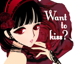 Pretty Girl picture book sticker #525218