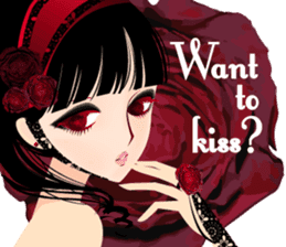 Pretty Girl picture book sticker #525218