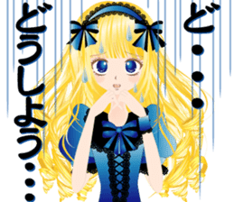 Pretty Girl picture book sticker #525220