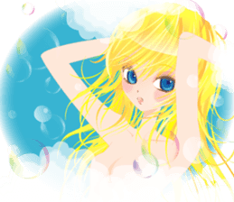 Pretty Girl picture book sticker #525230