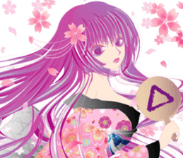 Pretty Girl picture book sticker #525233