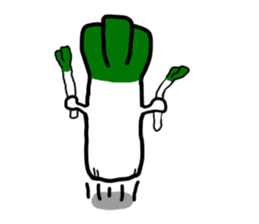 The Welsh onion on which it lives sticker #525554