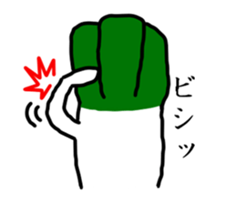 The Welsh onion on which it lives sticker #525559