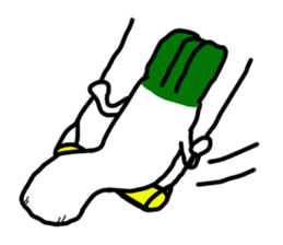 The Welsh onion on which it lives sticker #525562