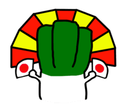 The Welsh onion on which it lives sticker #525563
