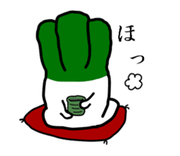 The Welsh onion on which it lives sticker #525571