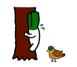 The Welsh onion on which it lives sticker #525574