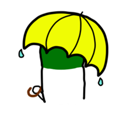 The Welsh onion on which it lives sticker #525579