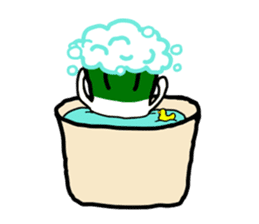 The Welsh onion on which it lives sticker #525587