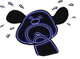 He is a DigiNeonDog Called Diggy! sticker #525878