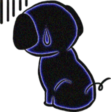 He is a DigiNeonDog Called Diggy! sticker #525882