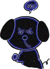 He is a DigiNeonDog Called Diggy! sticker #525884