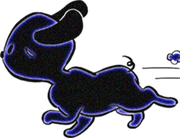 He is a DigiNeonDog Called Diggy! sticker #525888