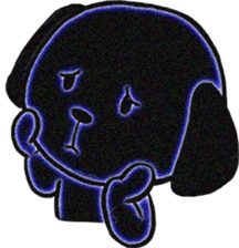 He is a DigiNeonDog Called Diggy! sticker #525889