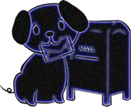 He is a DigiNeonDog Called Diggy! sticker #525904