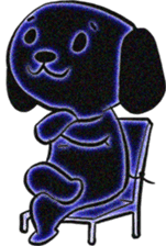 He is a DigiNeonDog Called Diggy! sticker #525908