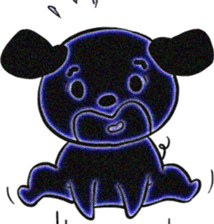 He is a DigiNeonDog Called Diggy! sticker #525912