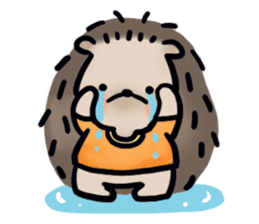 Chubby the hedgehog sticker #526334